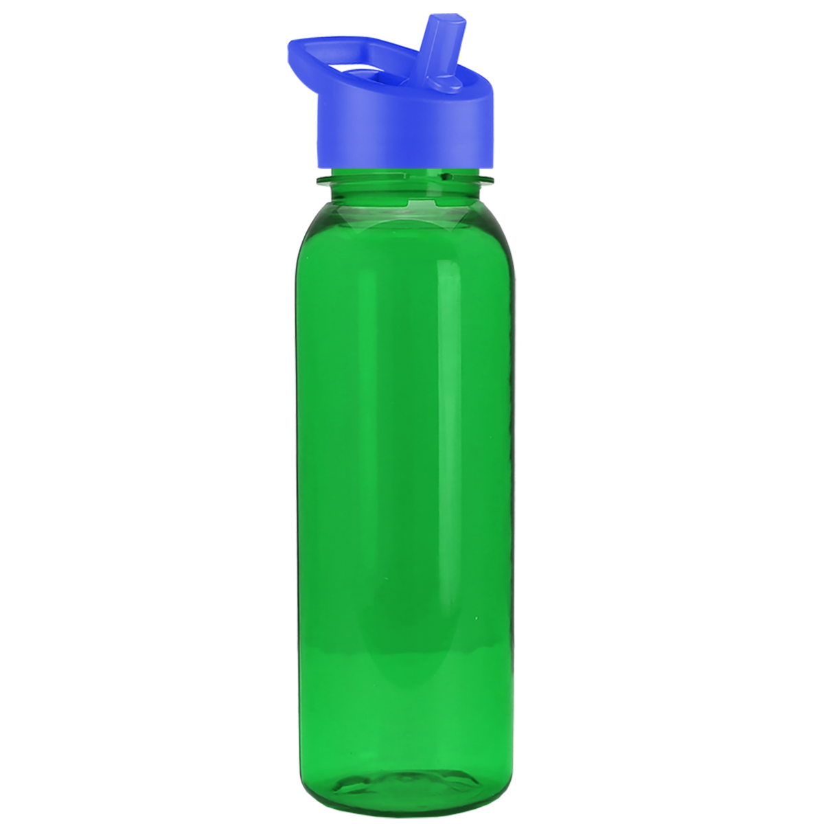 Custom logo Flat-Sided Tritan® Bottle with Flip-Straw Lid - 24 oz.