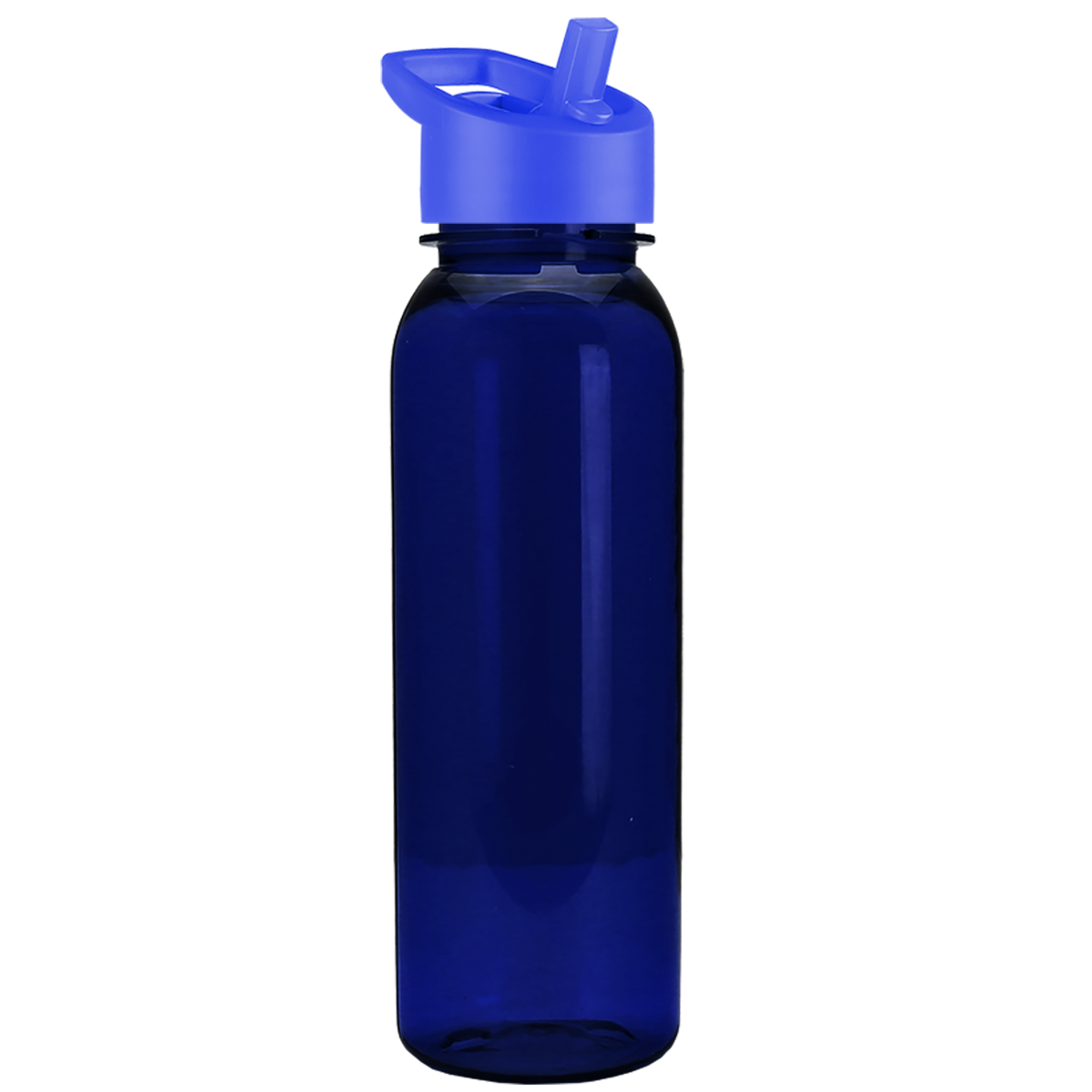 Custom logo Flat-Sided Tritan® Bottle with Flip-Straw Lid - 24 oz.
