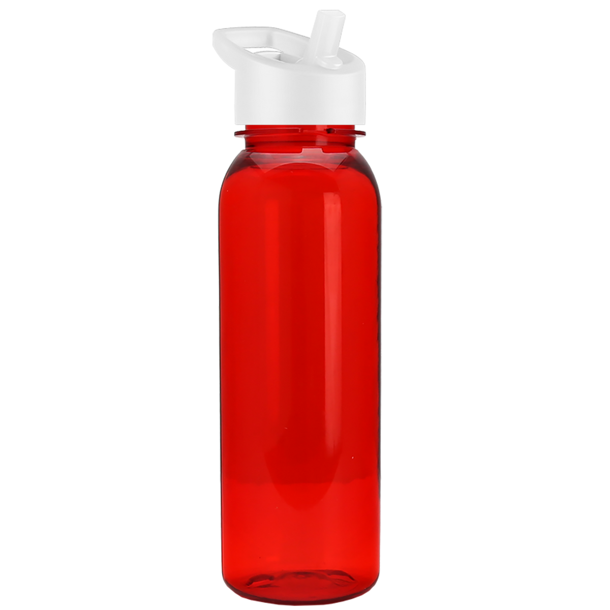 Custom logo Flat-Sided Tritan® Bottle with Flip-Straw Lid - 24 oz.