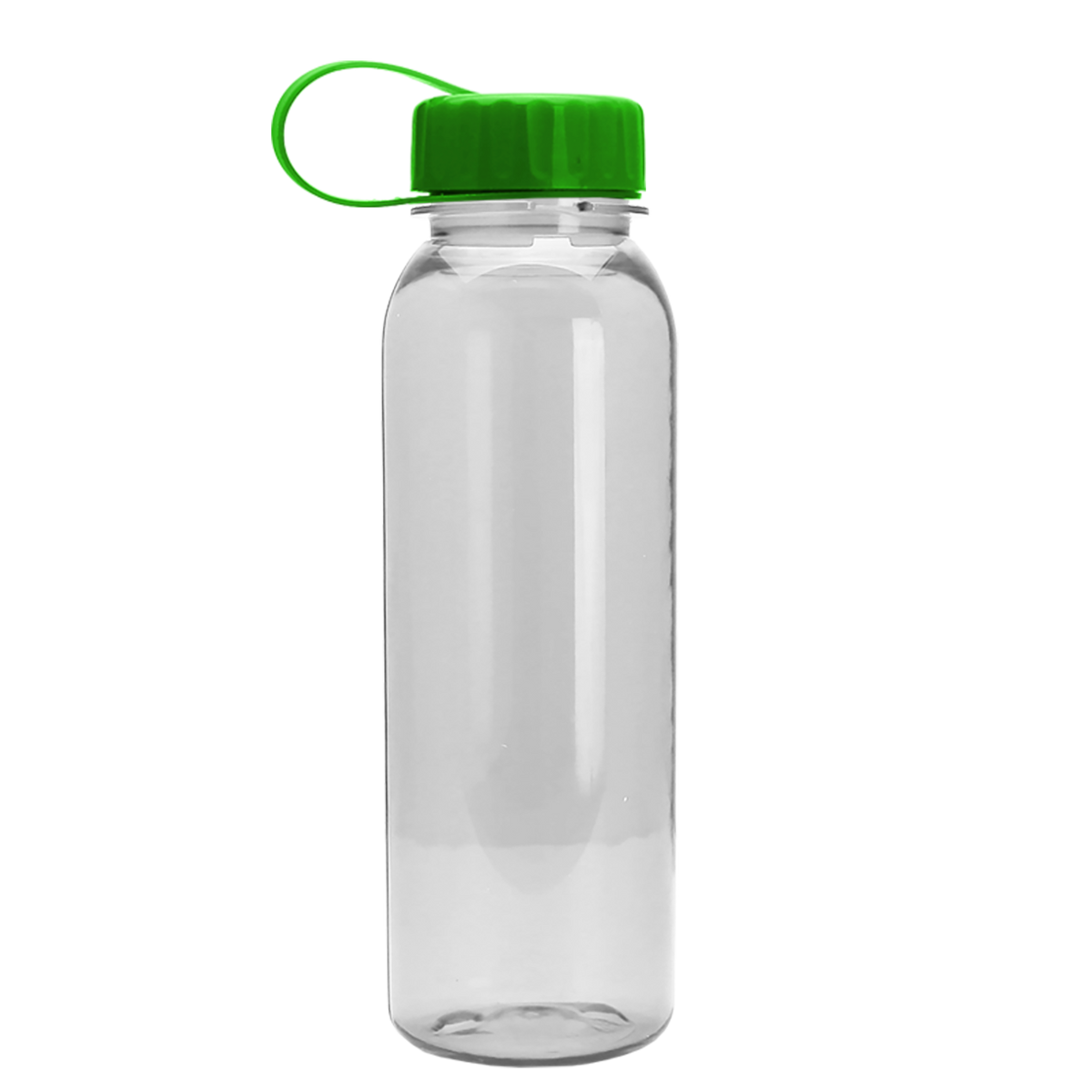 Custom logo Flat-Sided Tritan® Bottle with Tethered Lid - 24 oz.