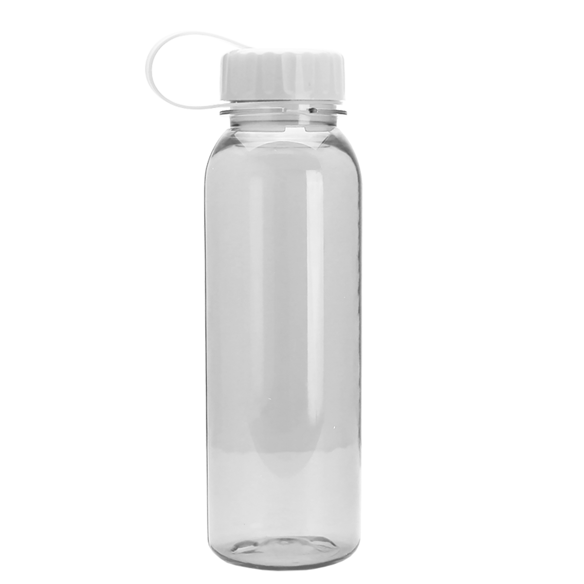Custom logo Flat-Sided Tritan® Bottle with Tethered Lid - 24 oz.