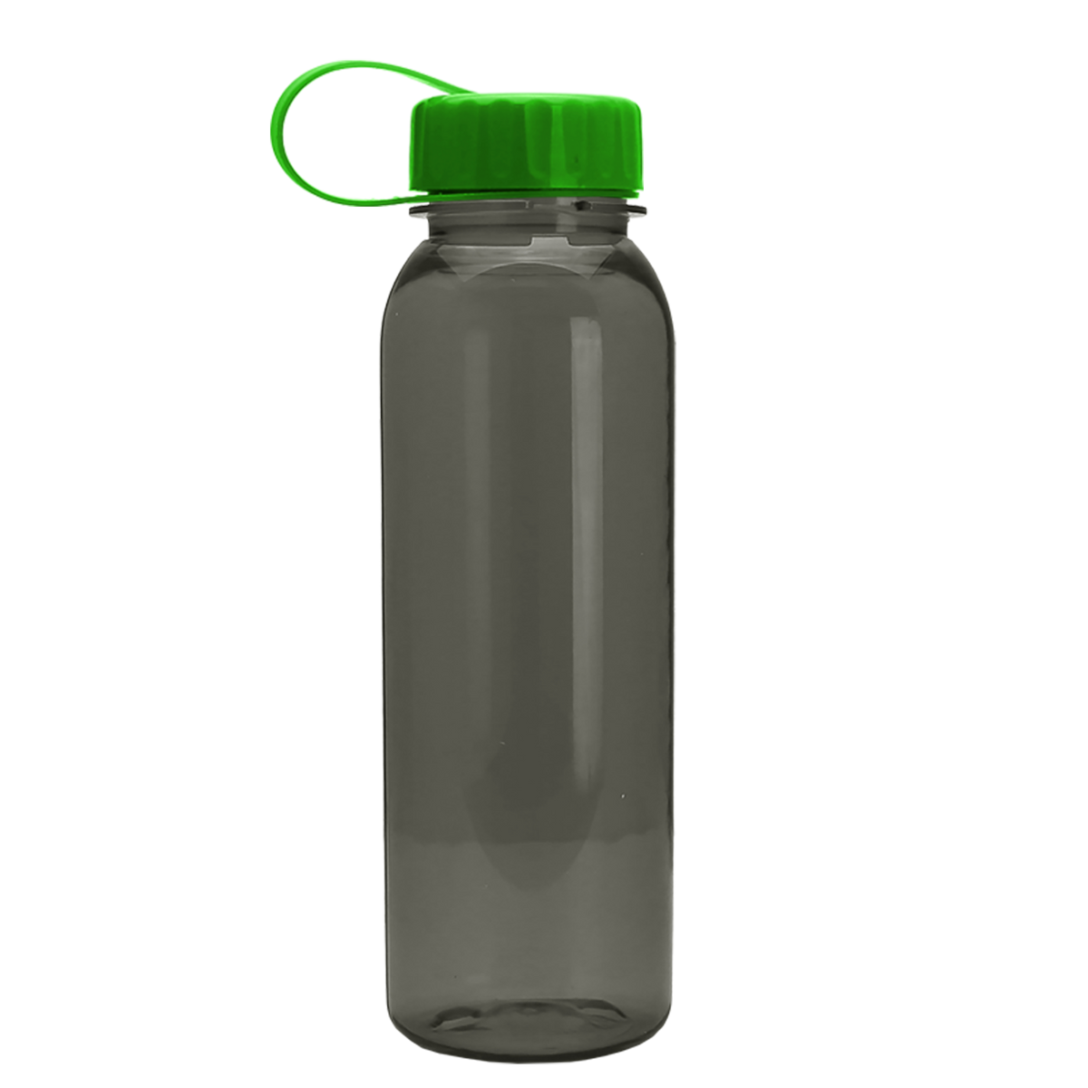 Custom logo Flat-Sided Tritan® Bottle with Tethered Lid - 24 oz.