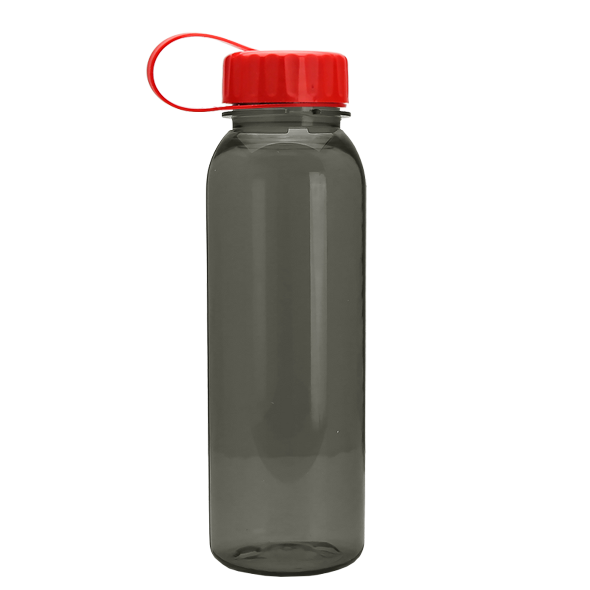 Custom logo Flat-Sided Tritan® Bottle with Tethered Lid - 24 oz.