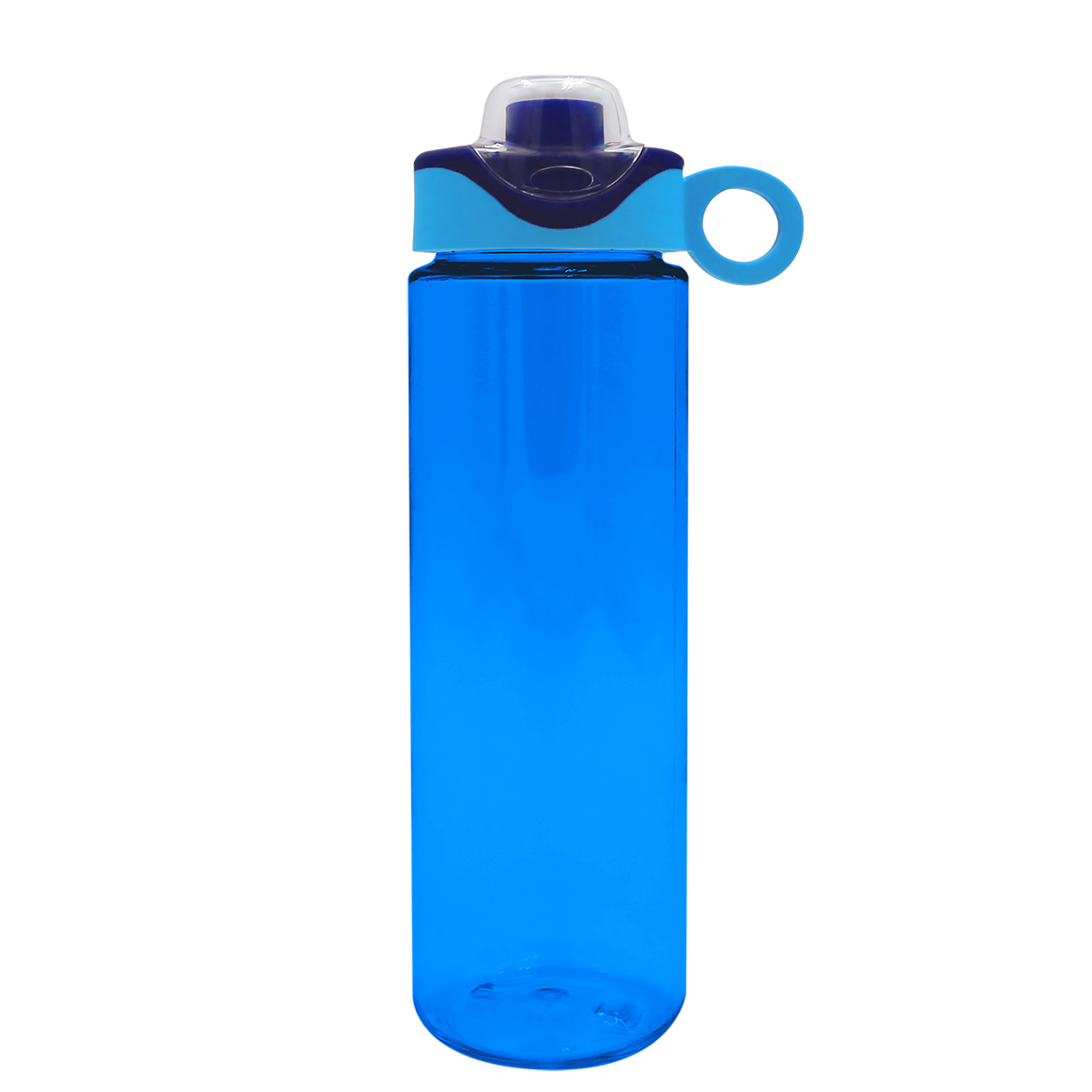 Custom logo Freedom Tritan® Bottle with Two-Tone Drink-Thru Lid with Silicone Loop - 28 oz.