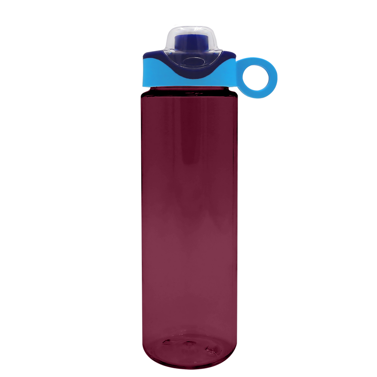 Custom logo Freedom Tritan® Bottle with Two-Tone Drink-Thru Lid with Silicone Loop - 28 oz.