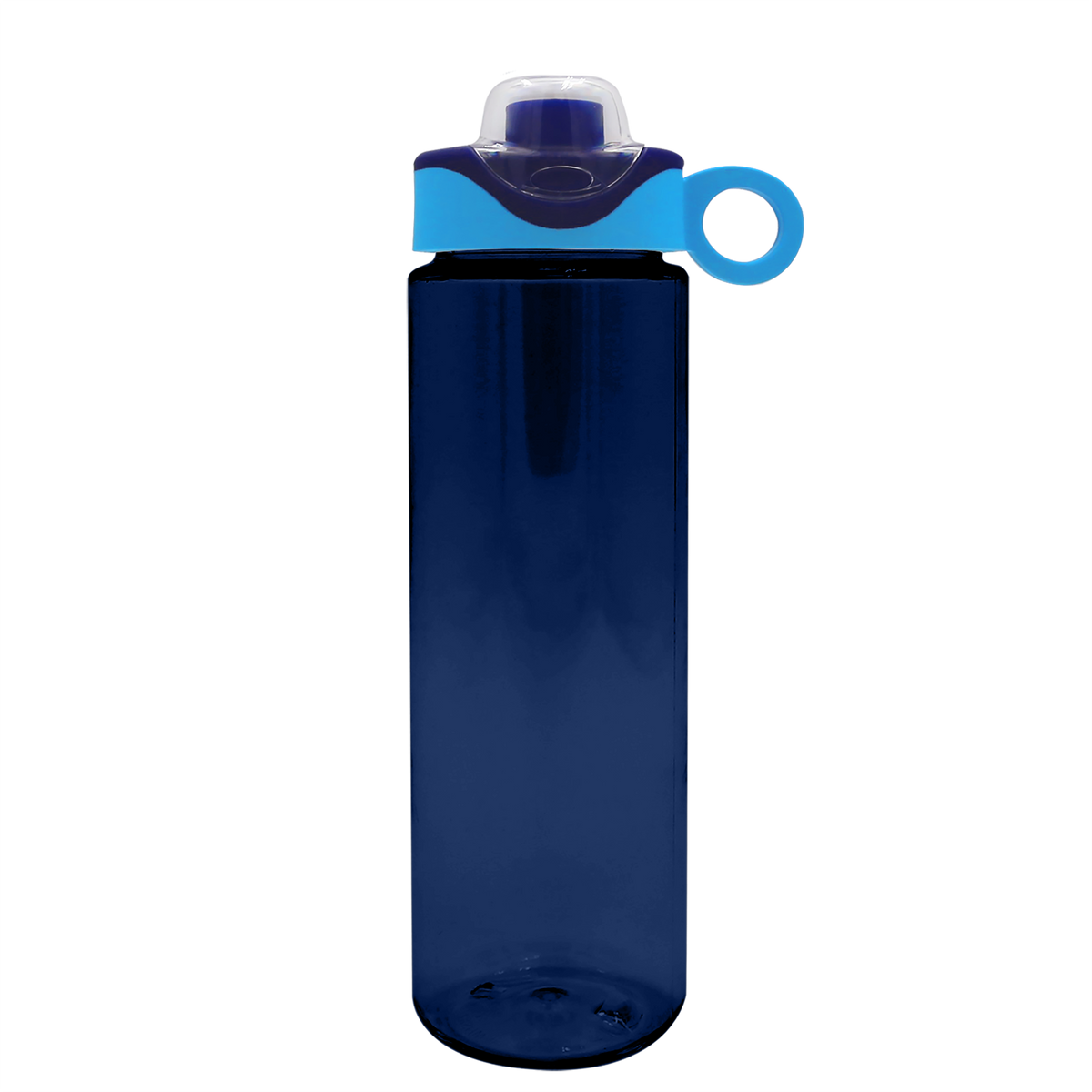 Custom logo Freedom Tritan® Bottle with Two-Tone Drink-Thru Lid with Silicone Loop - 28 oz.