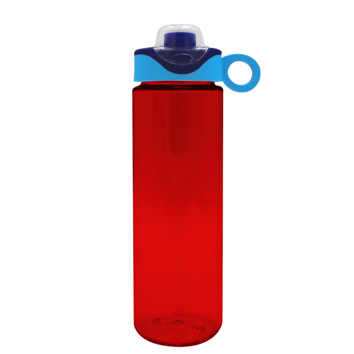 Custom logo Freedom Tritan® Bottle with Two-Tone Drink-Thru Lid with Silicone Loop - 28 oz.