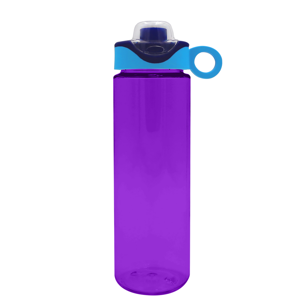 Custom logo Freedom Tritan® Bottle with Two-Tone Drink-Thru Lid with Silicone Loop - 28 oz.