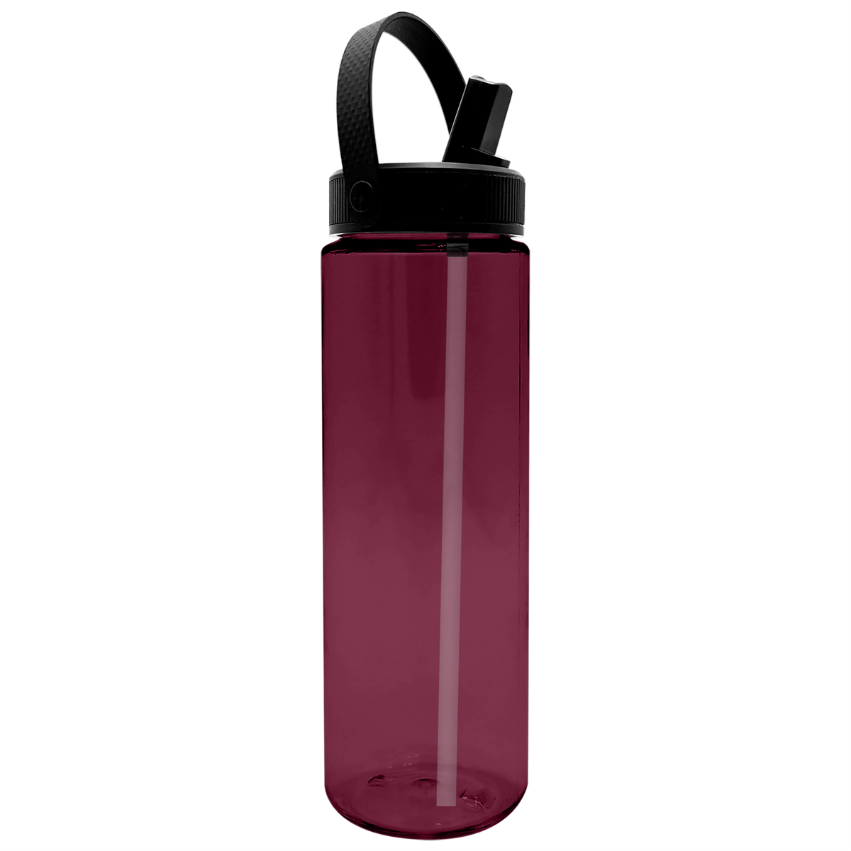 Custom logo Freedom Tritan® Bottle with Flip-Straw, Swivel-Handle Lid - 28 oz.