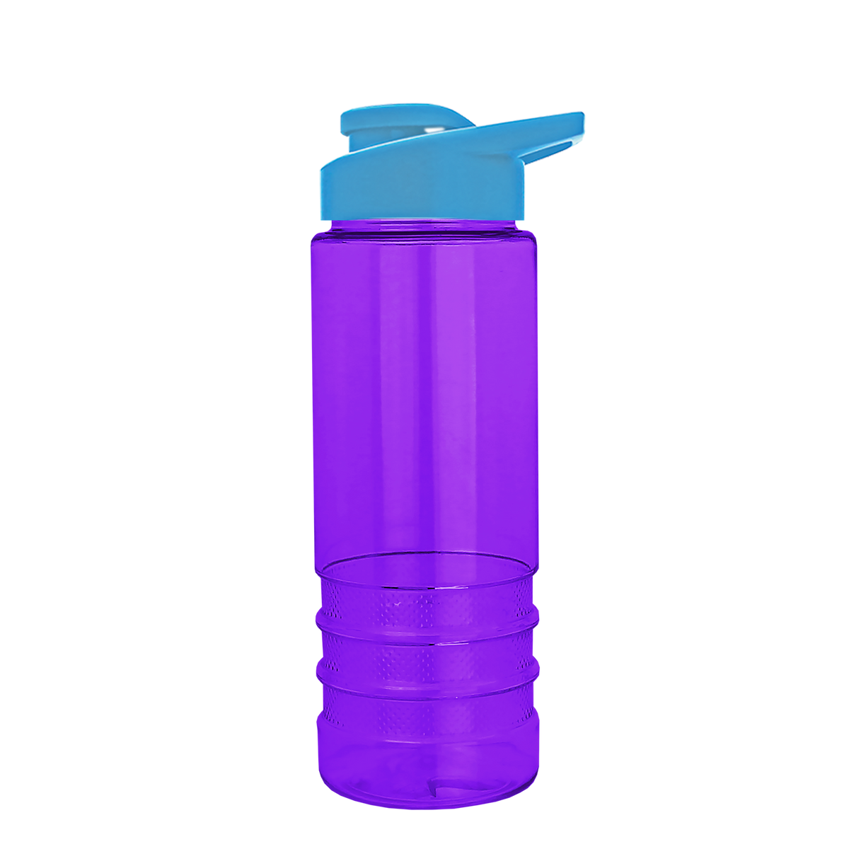 Custom logo Salute Bottle with Drink-Thru Lid - 24 oz.