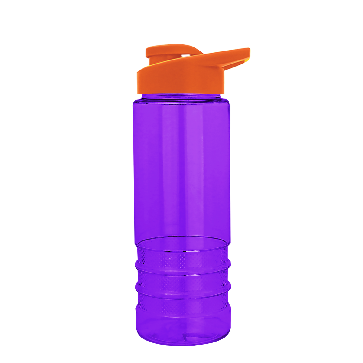 Custom logo Salute Bottle with Drink-Thru Lid - 24 oz.
