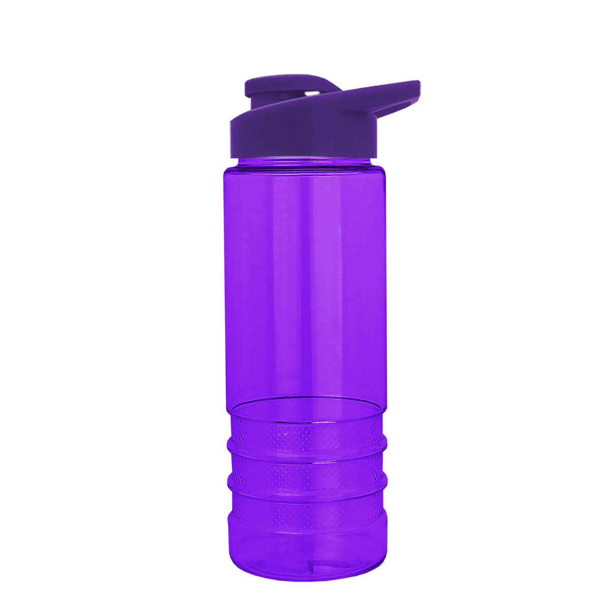 Custom logo Salute Bottle with Drink-Thru Lid - 24 oz.