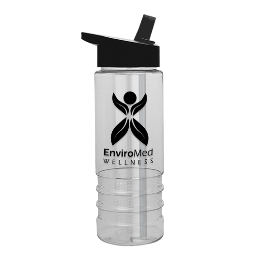 Salute Bottle with Flip-Straw Lid - 24 oz.
