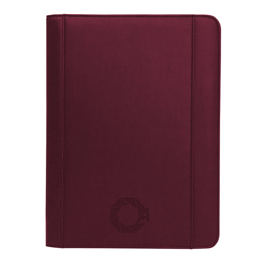 Custom logo Ultrahyde Zippered Padfolio