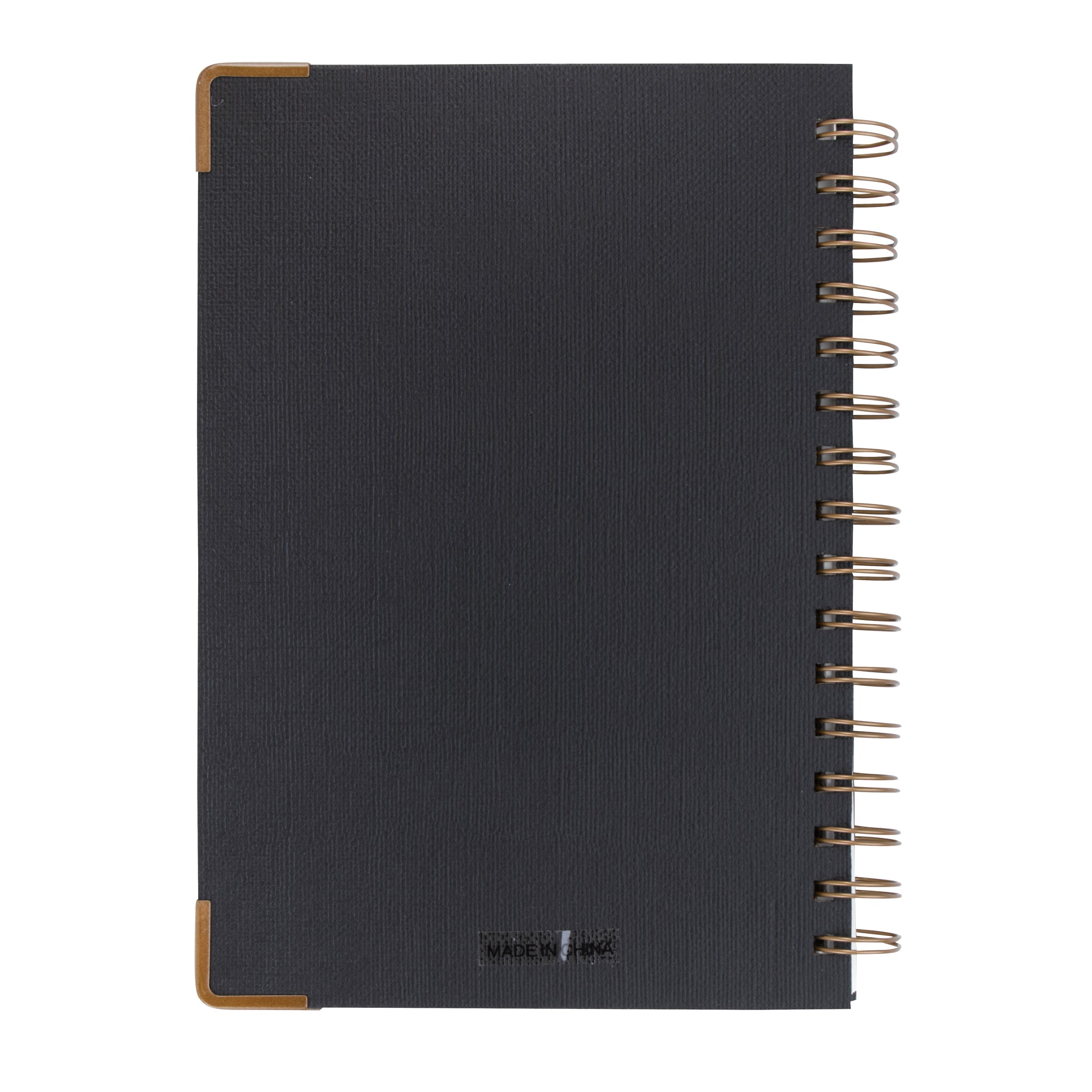 Woven Paper Hardback With Metal Accents Notebook