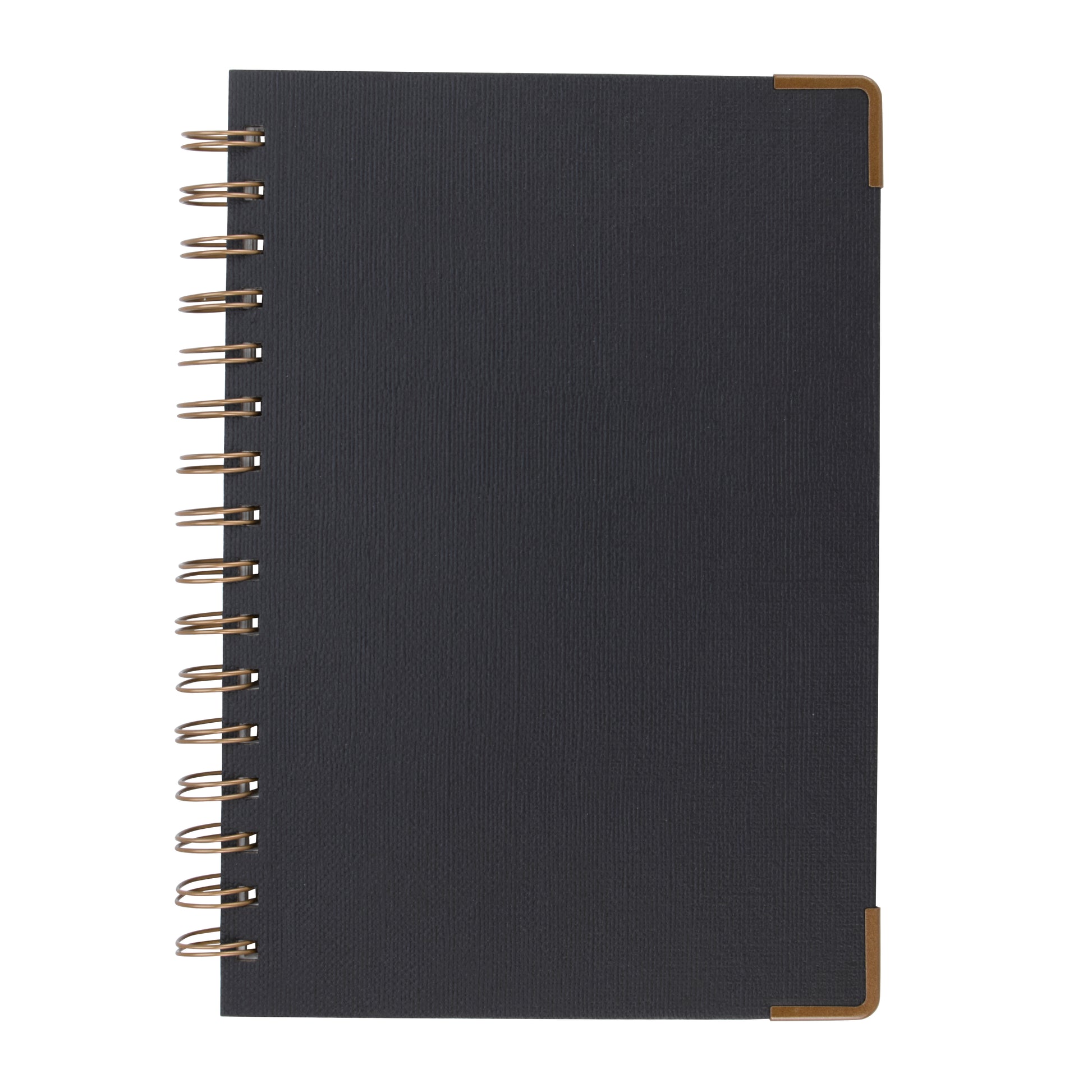 Woven Paper Hardback With Metal Accents Notebook
