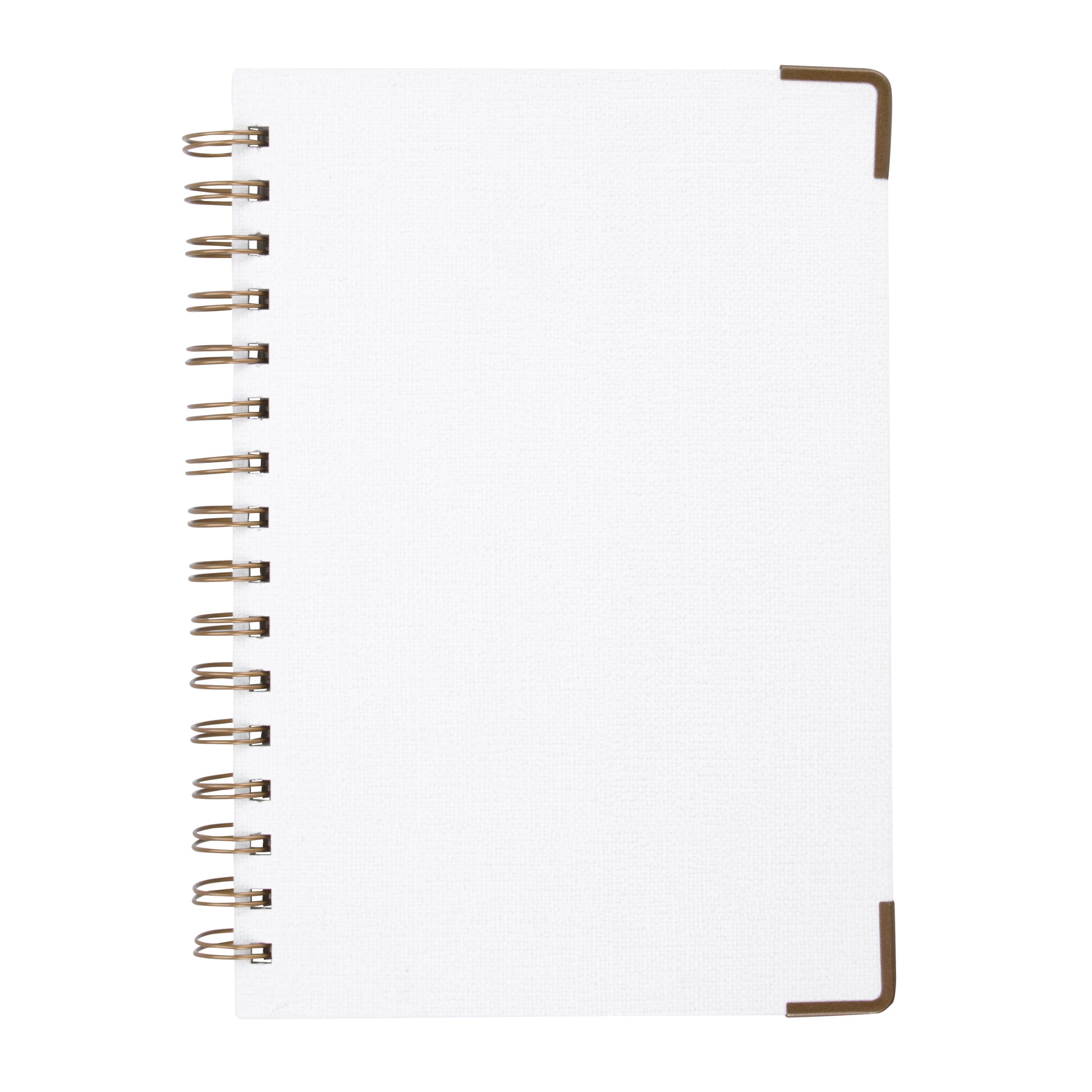 Woven Paper Hardback With Metal Accents Notebook