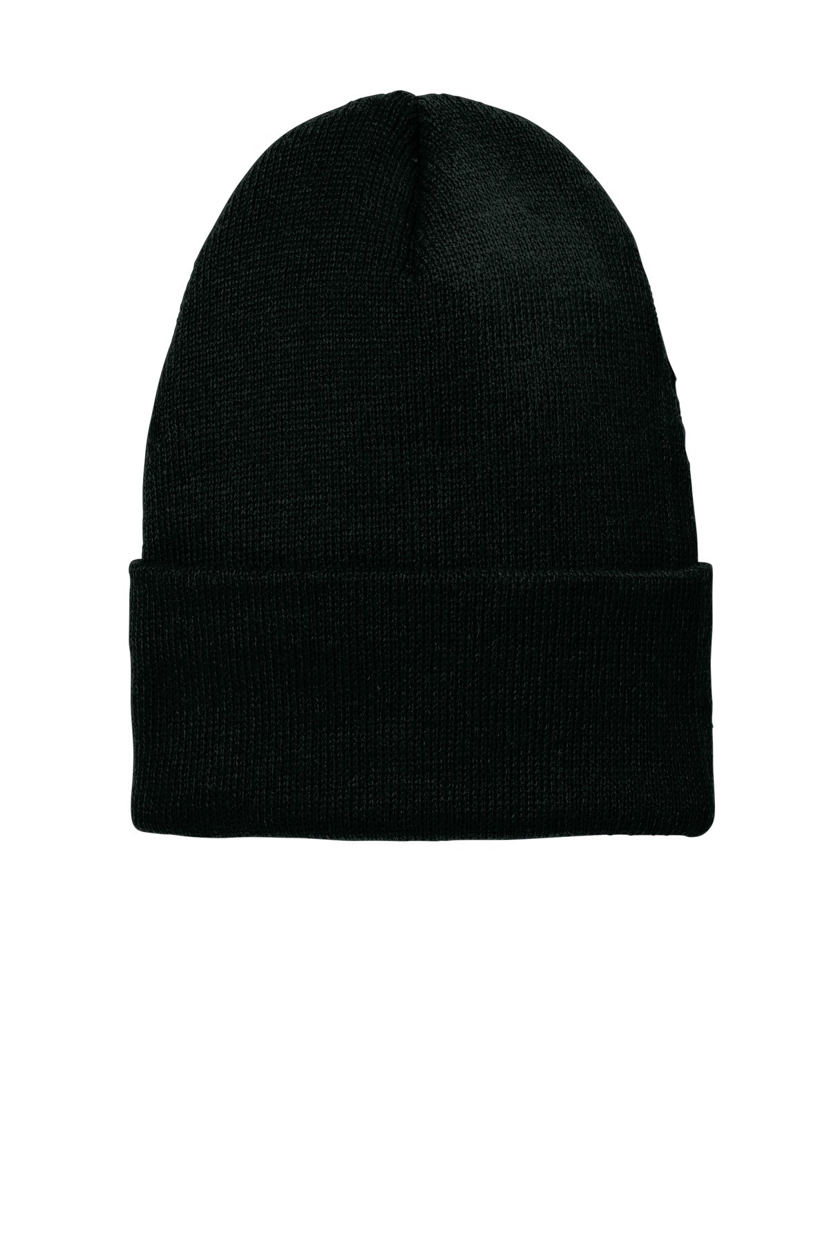 Custom logo Volunteer Knitwear™ Chore Beanie VL10 in Black