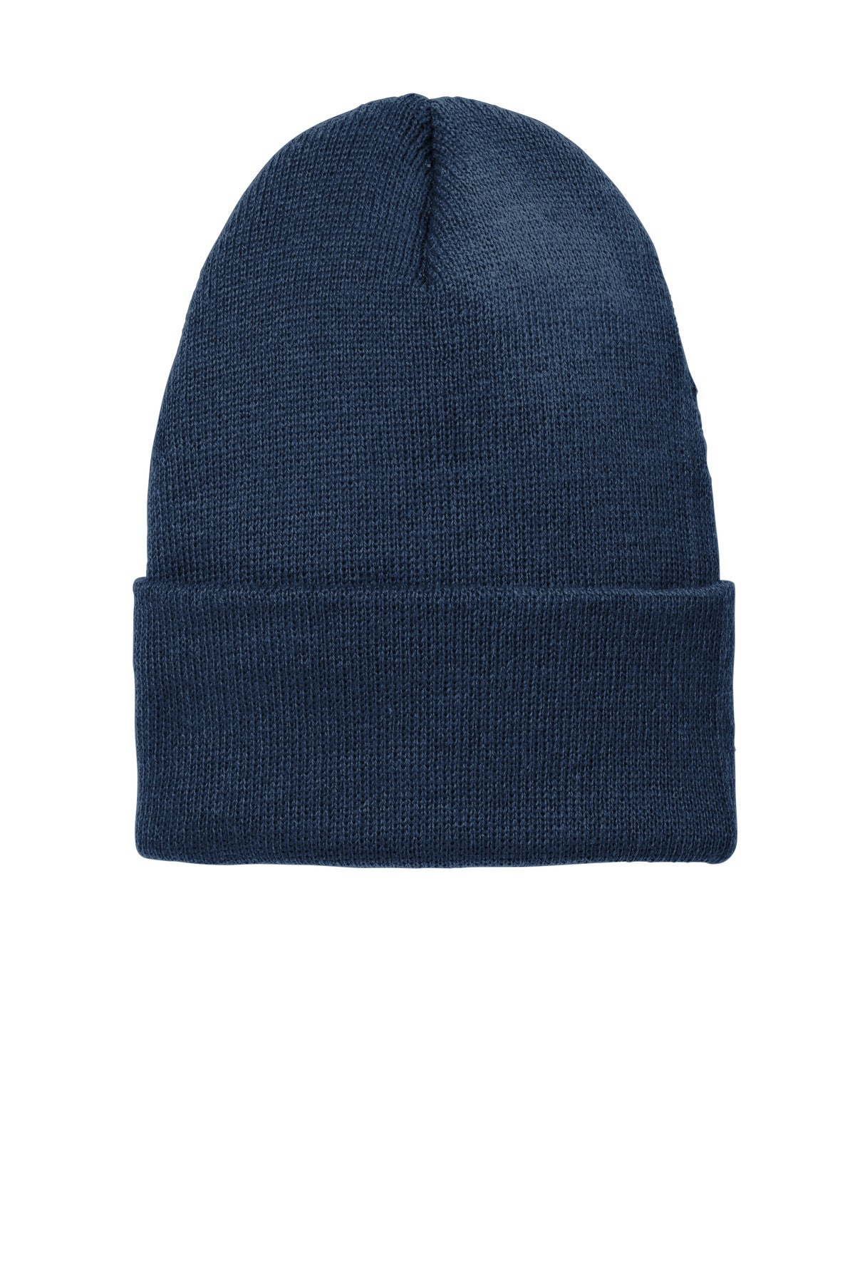 Custom logo Volunteer Knitwear™ Chore Beanie VL10 in True Navy
