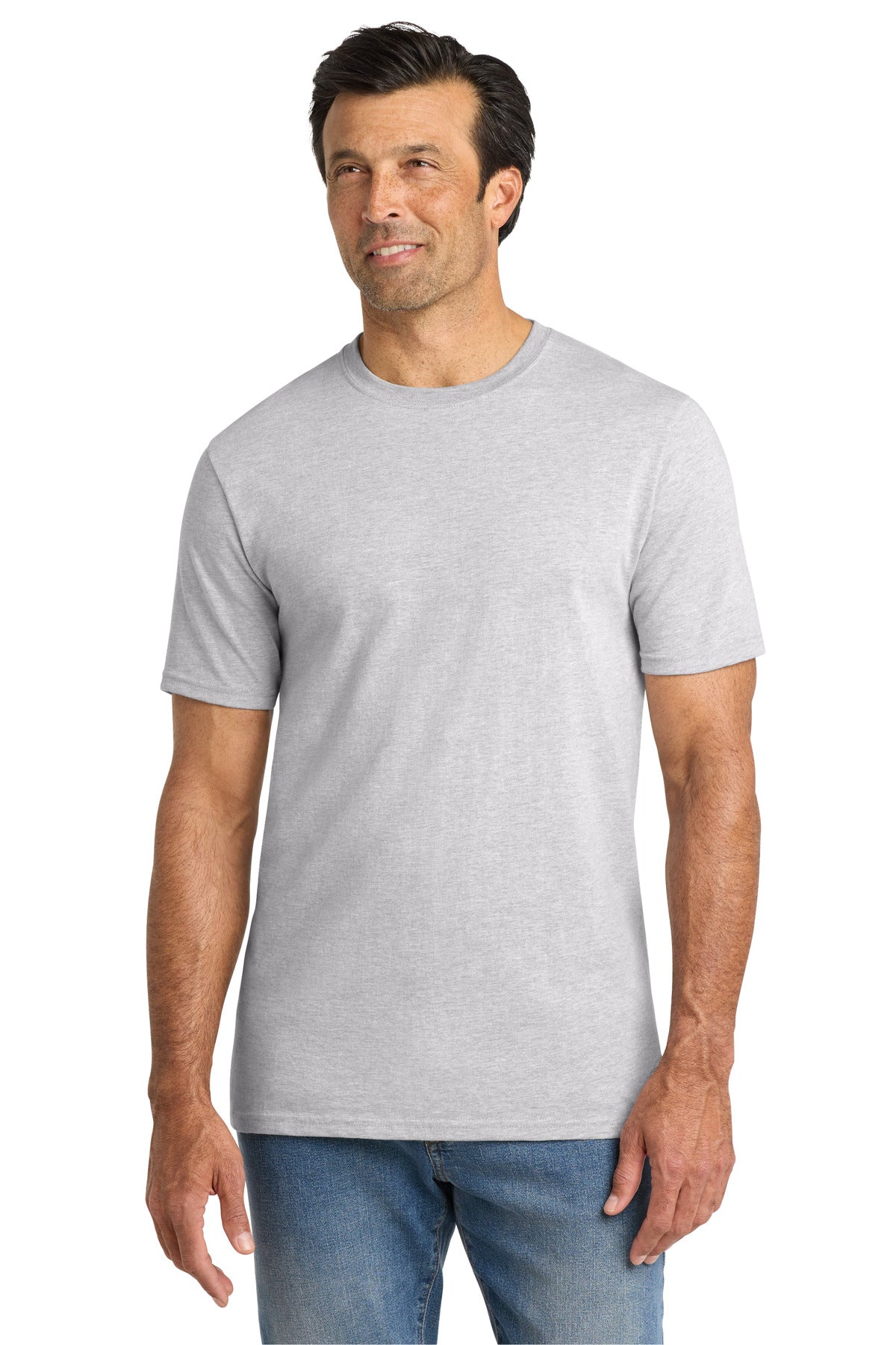 Custom logo Volunteer Knitwear™ Chore Tee VL60 in Athletic Heather