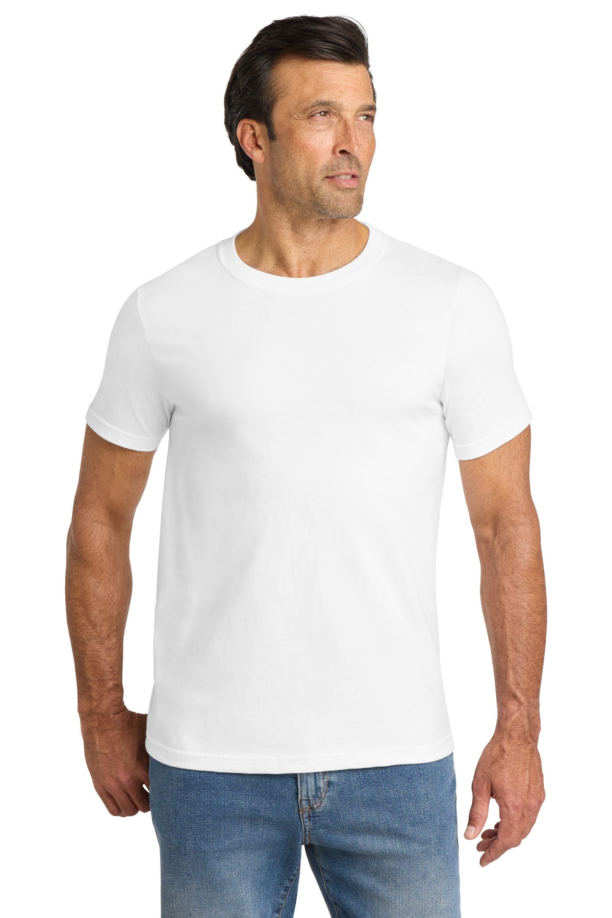 Custom logo Volunteer Knitwear™ Chore Tee VL60 in White