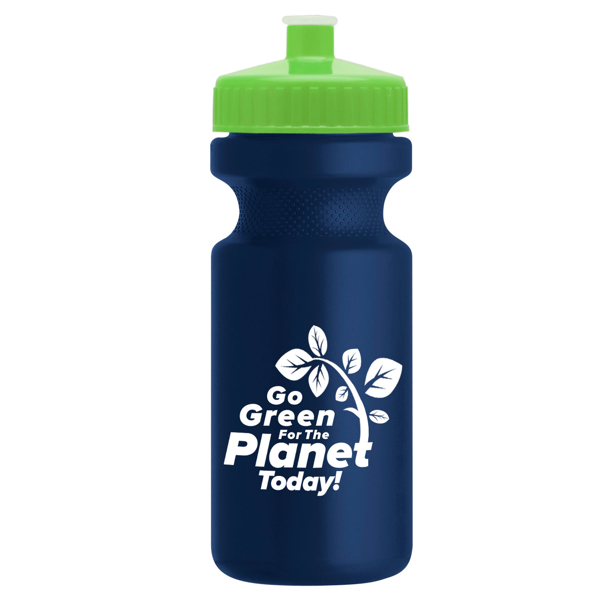 Custom logo Recycled Bike Bottle with Push-Pull Lid - 22 oz.