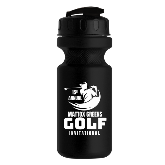 Recycled Bike Bottle with Flip-Top Lid - 22 oz.