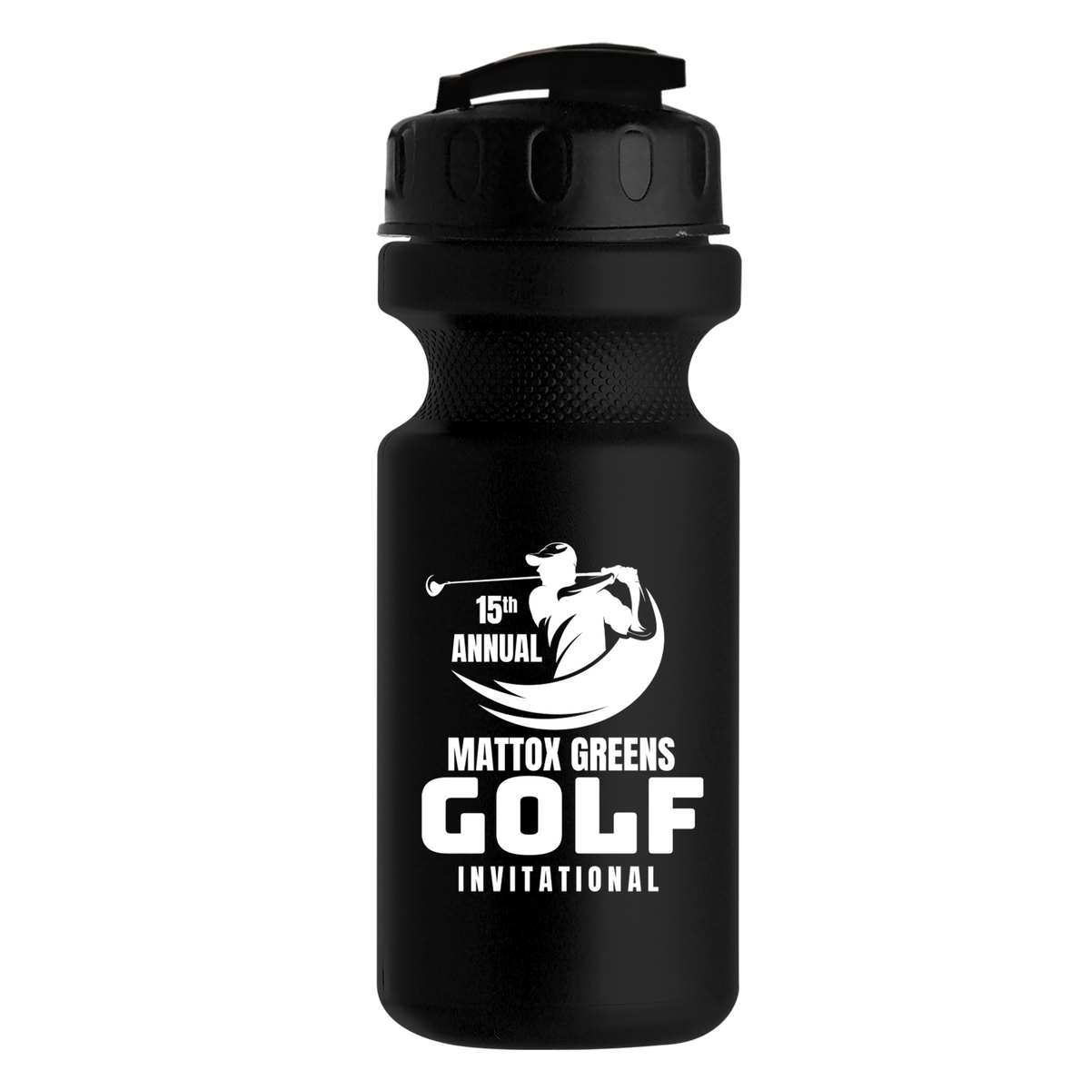 Custom logo Recycled Bike Bottle with Flip-Top Lid - 22 oz.