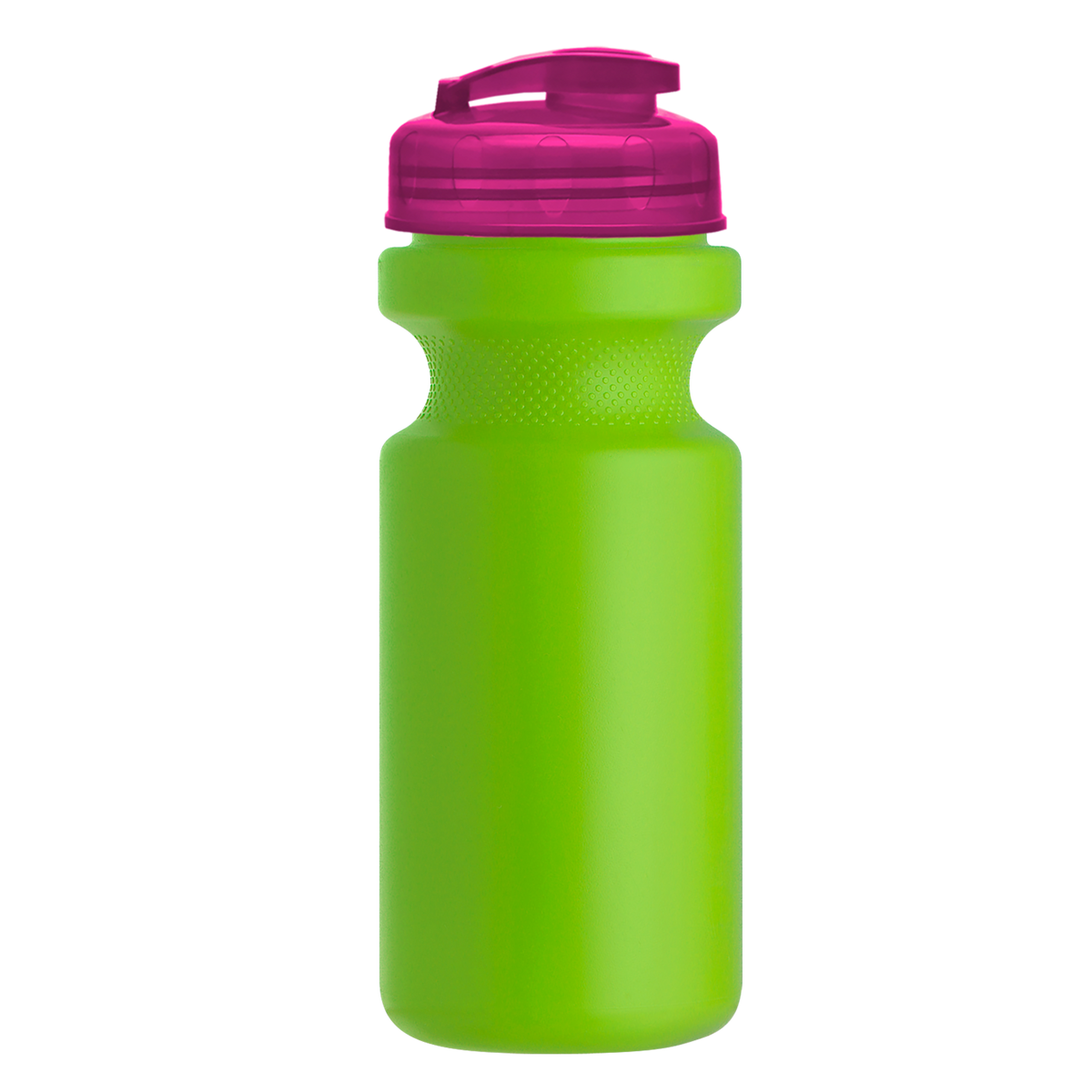 Custom logo Recycled Bike Bottle with Flip-Top Lid - 22 oz.