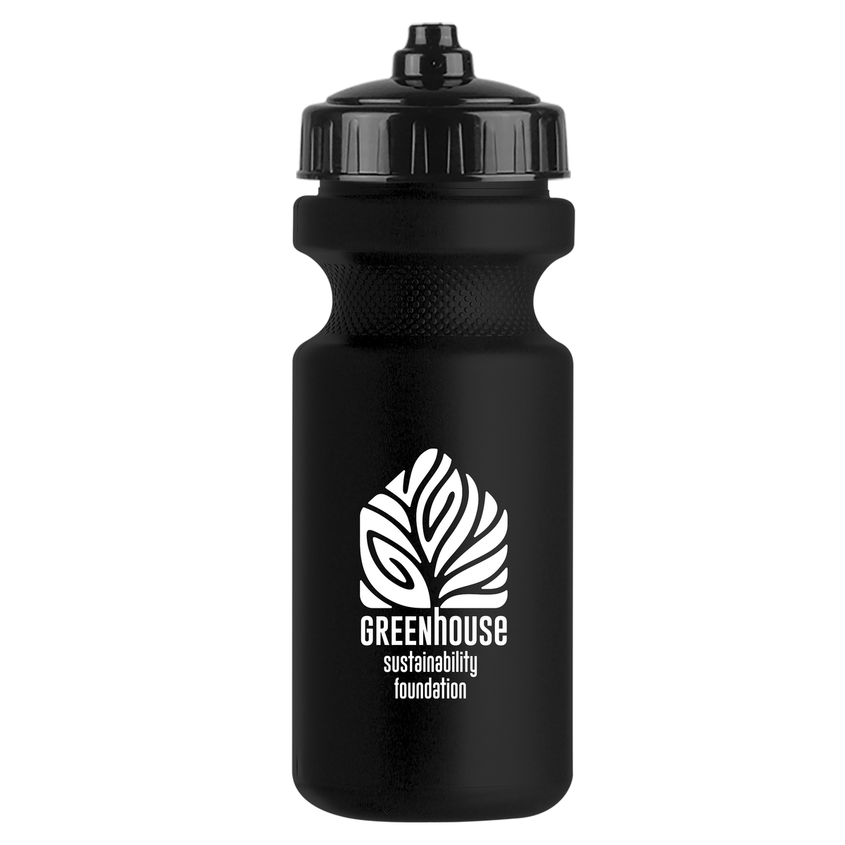 Custom logo Recycled Bike Bottle with Valve Lid - 22 oz.