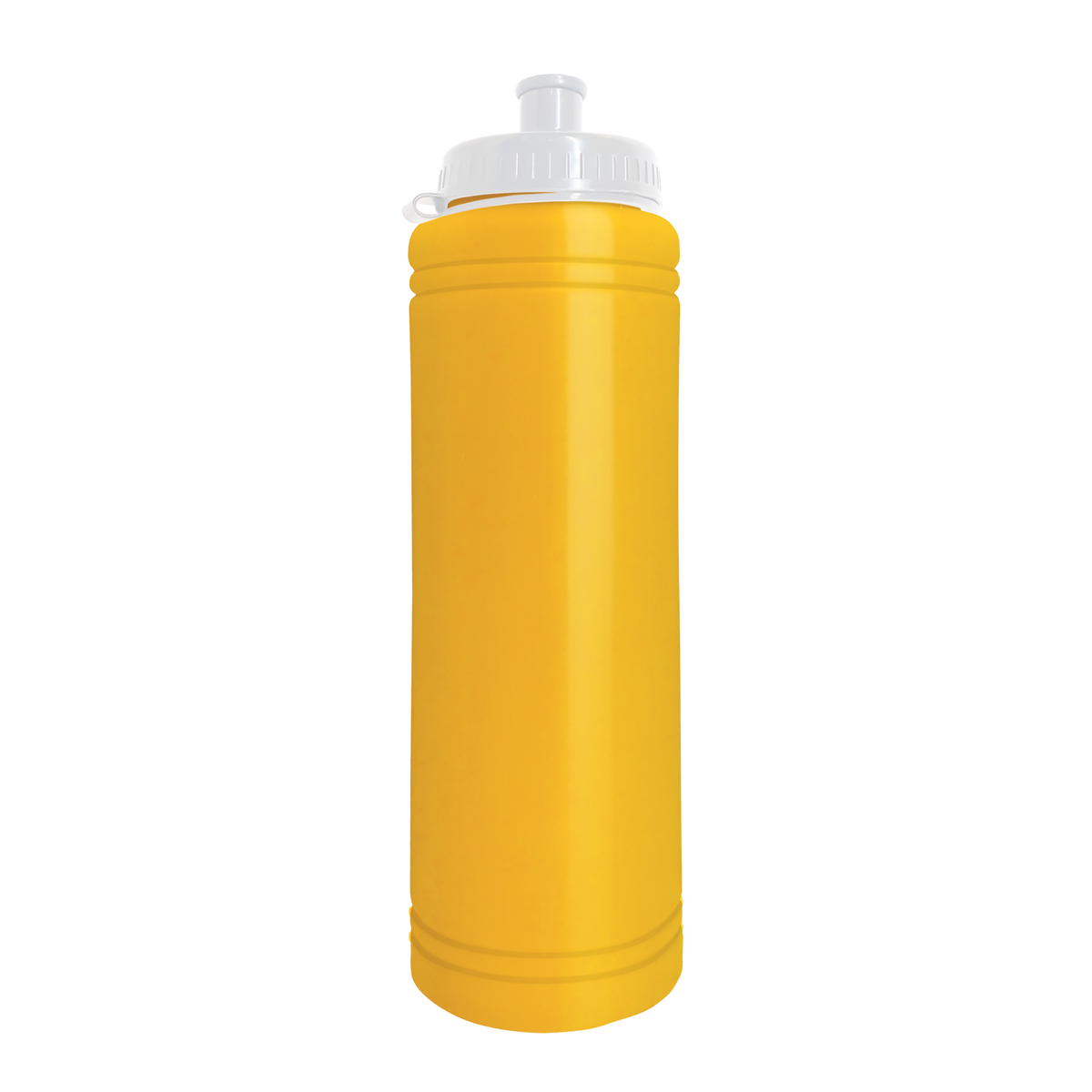 Custom logo Slim Line Bottle with Tethered Push-Pull Lid - 25 oz.