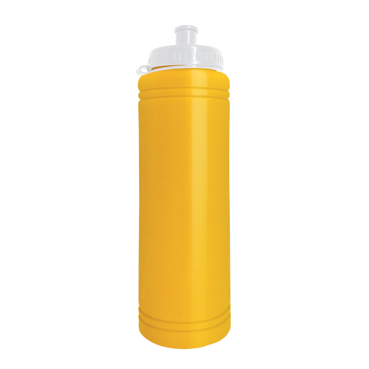 Slim Line Bottle with Tethered Push-Pull Lid - 25 oz.