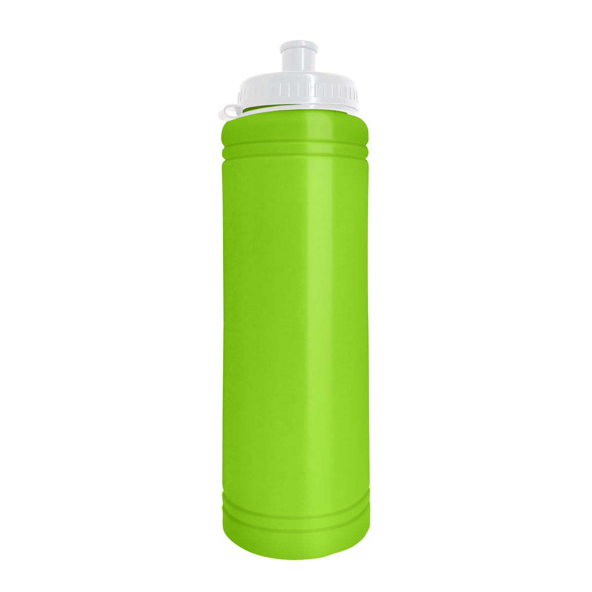 Custom logo Slim Line Bottle with Tethered Push-Pull Lid - 25 oz.