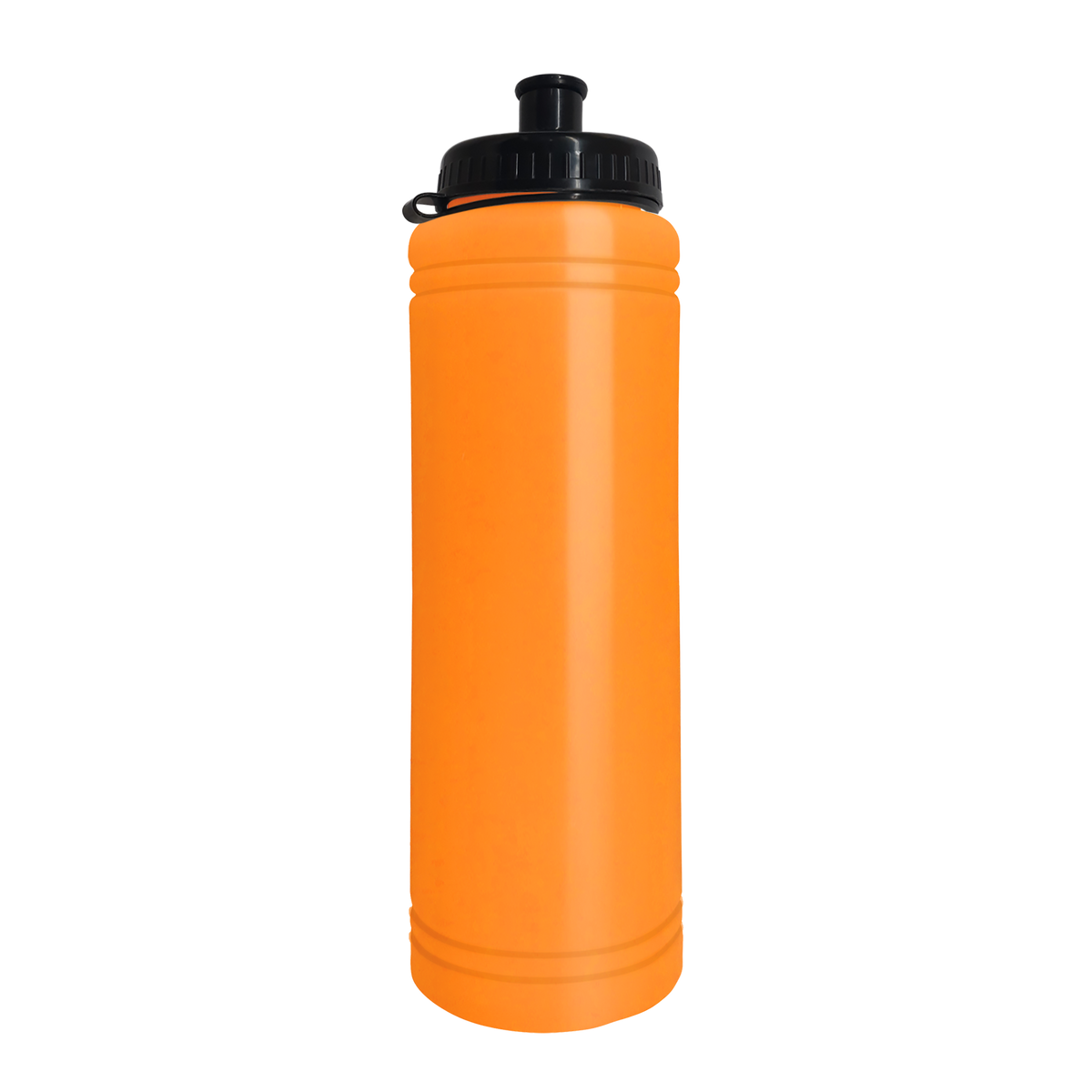 Custom logo Slim Line Bottle with Tethered Push-Pull Lid - 25 oz.