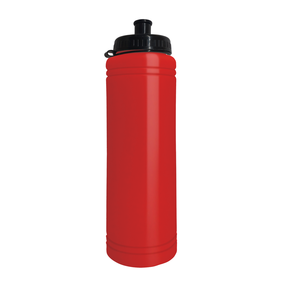 Custom logo Slim Line Bottle with Tethered Push-Pull Lid - 25 oz.