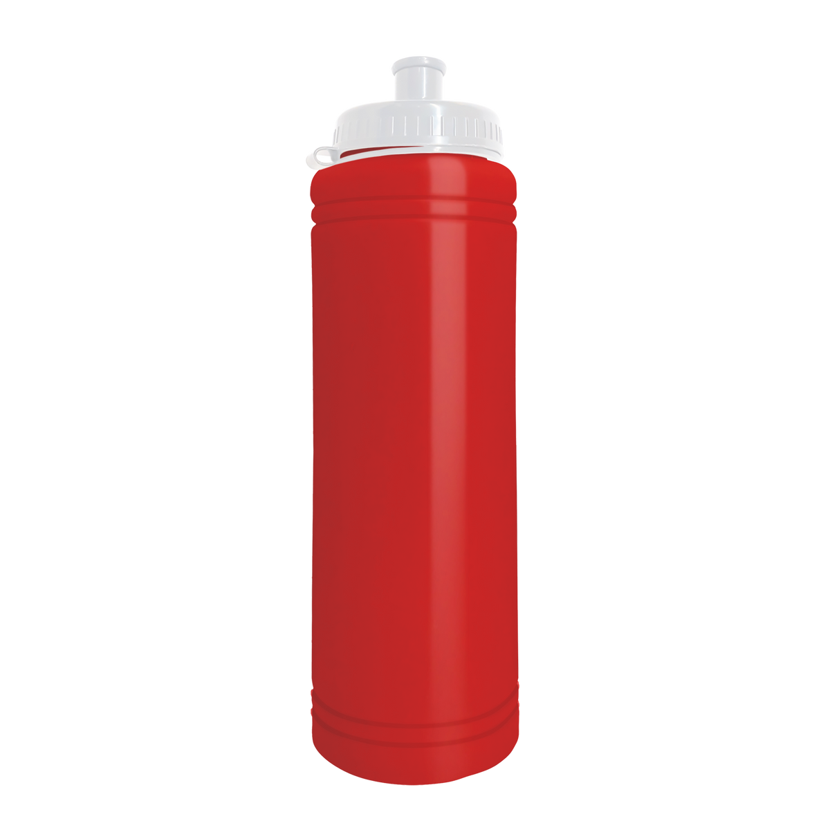 Custom logo Slim Line Bottle with Tethered Push-Pull Lid - 25 oz.