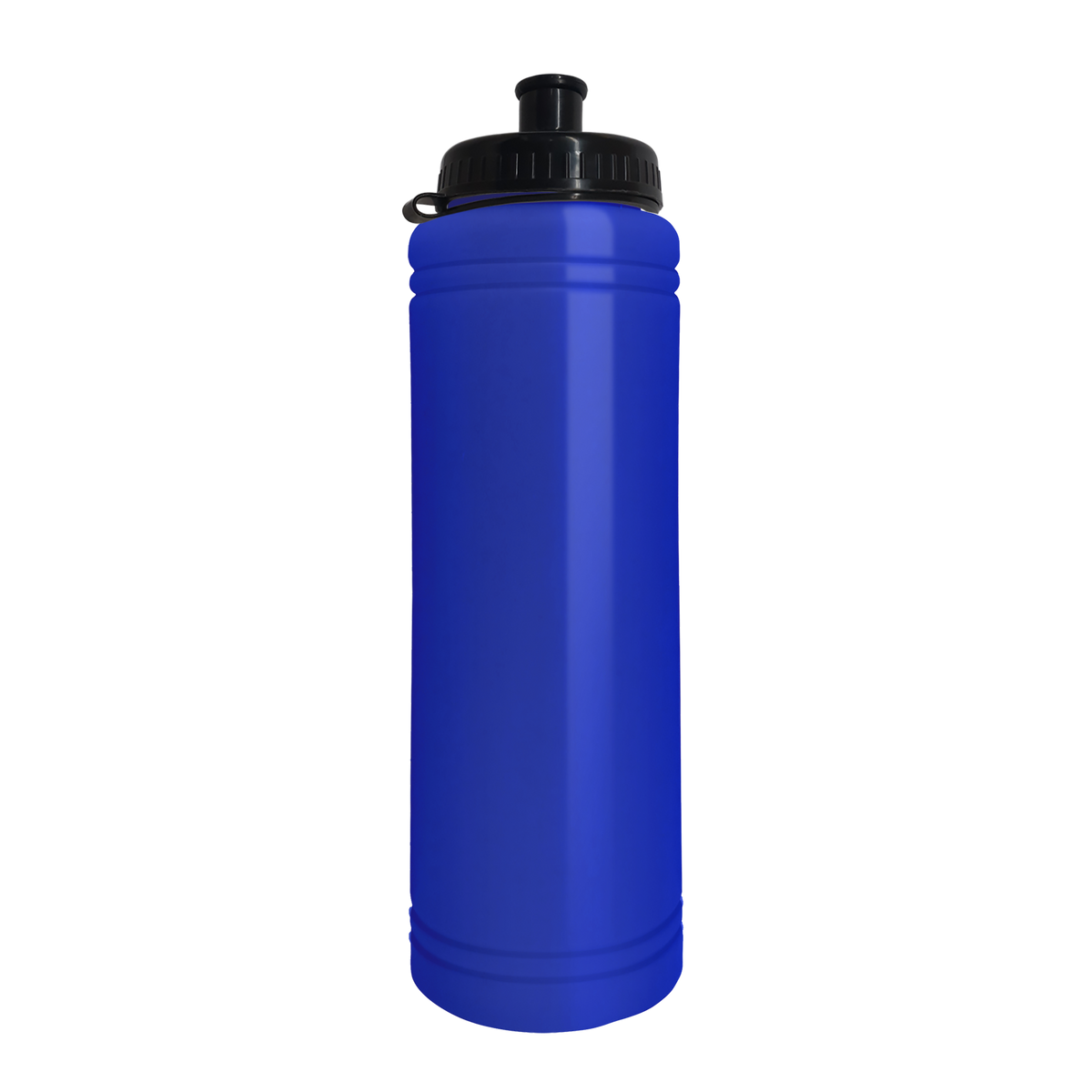 Custom logo Slim Line Bottle with Tethered Push-Pull Lid - 25 oz.