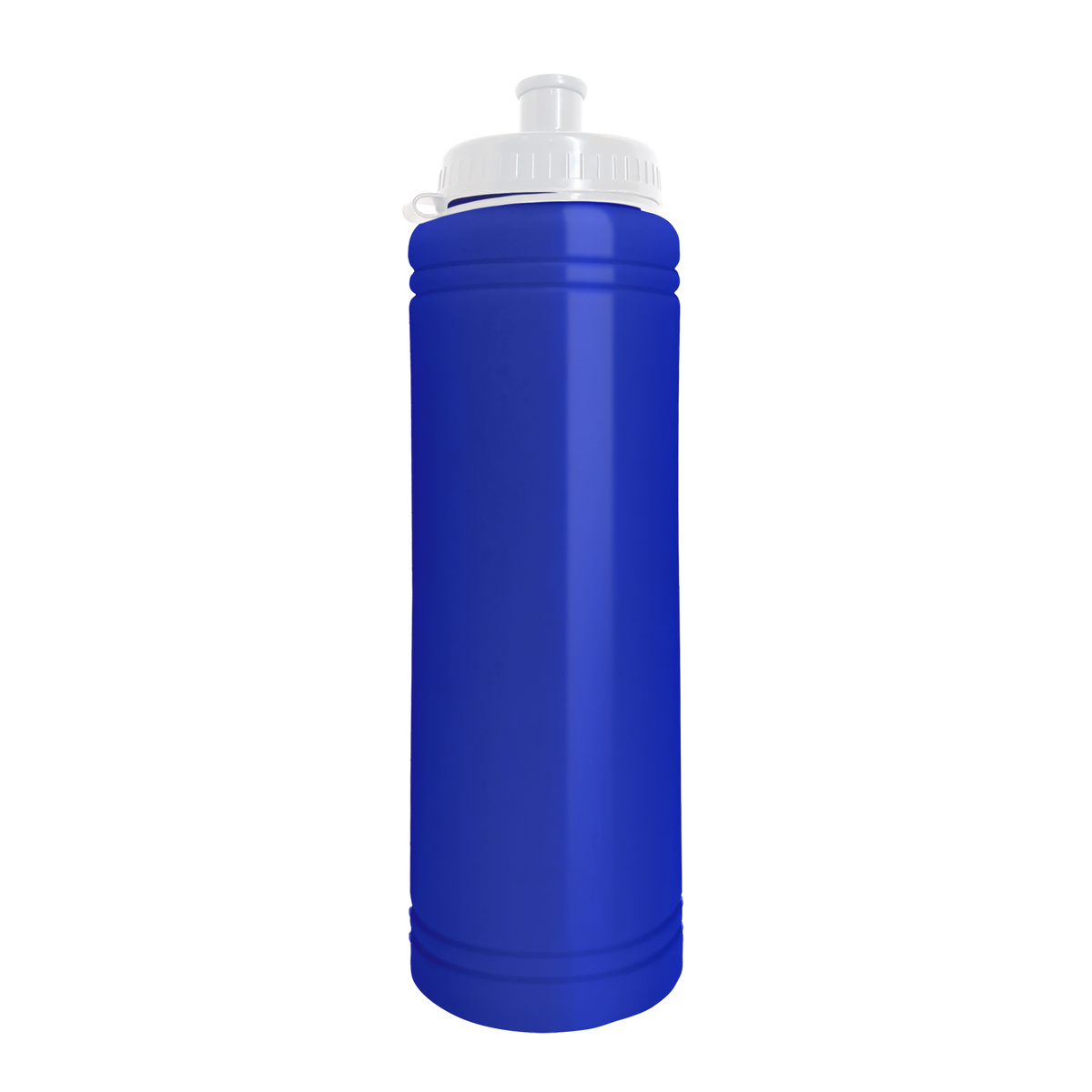 Custom logo Slim Line Bottle with Tethered Push-Pull Lid - 25 oz.