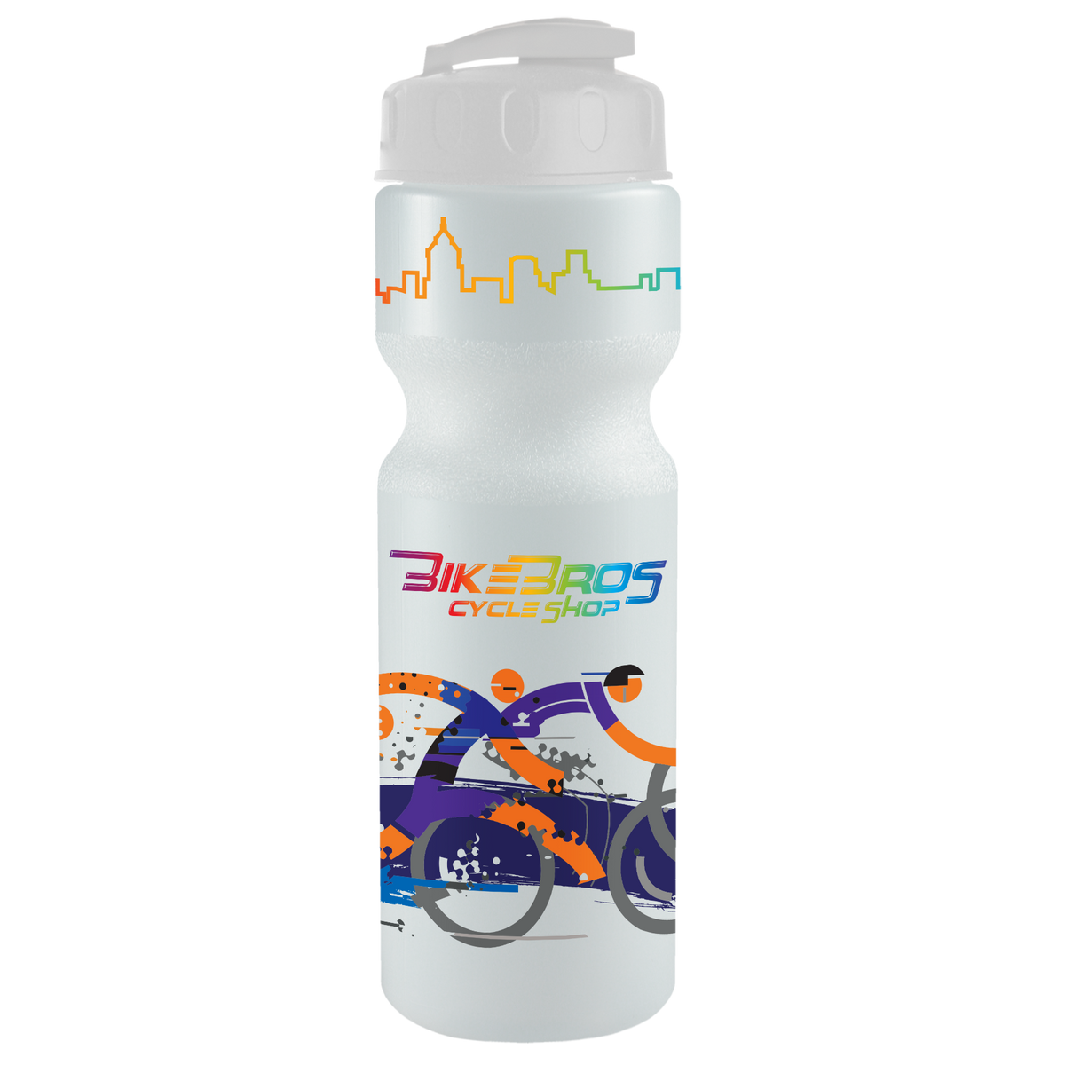 Custom logo Journey Bike Bottle with Flip-Top Lid - 28 oz.