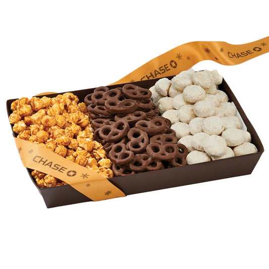Custom logo The Wall Street With Popcorn, Pretzels, and Cookies