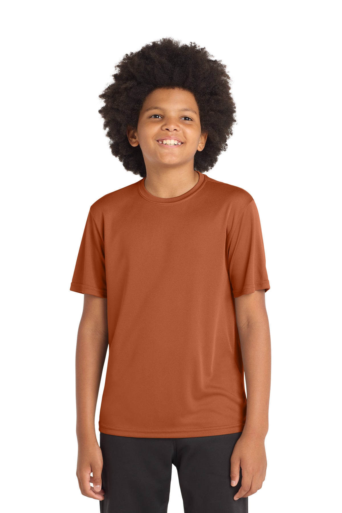 Custom logo Sport-Tek® Youth PosiCharge® Competitor™ Tee. YST350 in Texas Orange