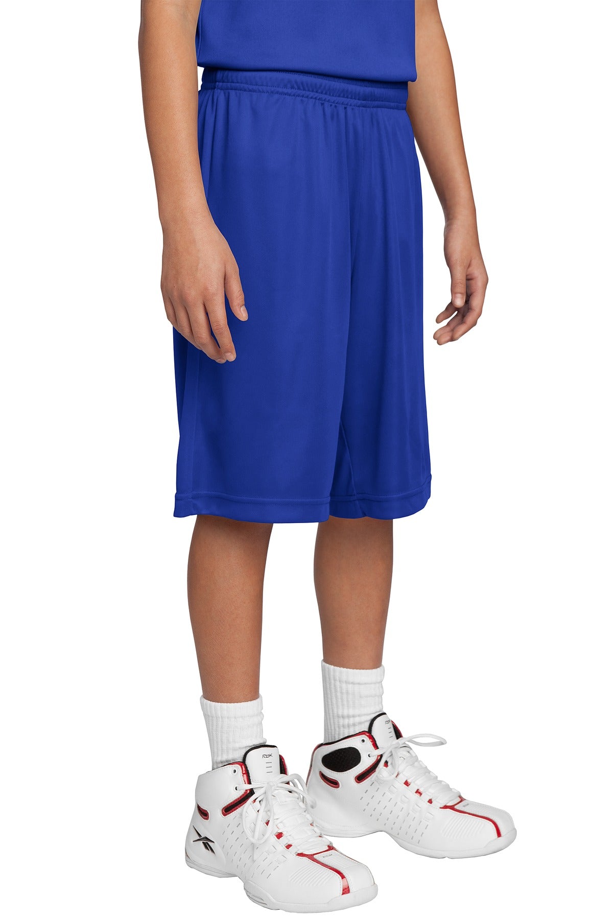 Custom logo Sport-Tek® Youth PosiCharge® Competitor™ Short. YST355 in True Royal