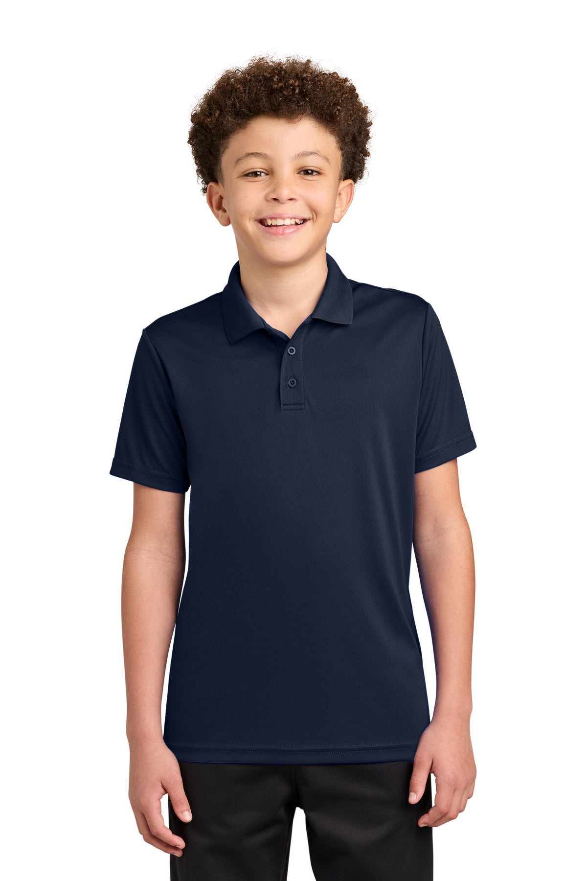 Custom logo Sport-Tek® Youth Competitor™ Polo YST550 in True Navy