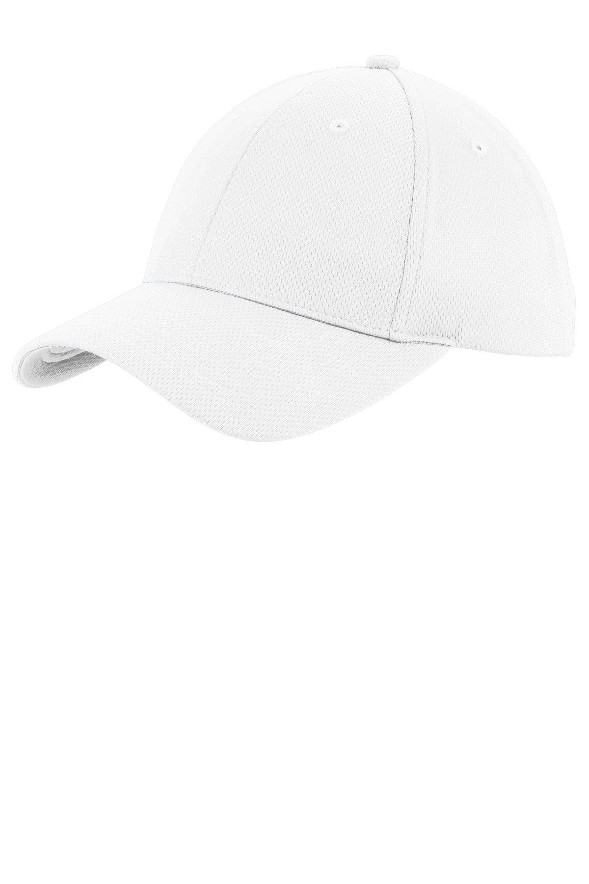 Custom logo Sport-Tek® Youth PosiCharge® RacerMesh® Cap. YSTC26 in White