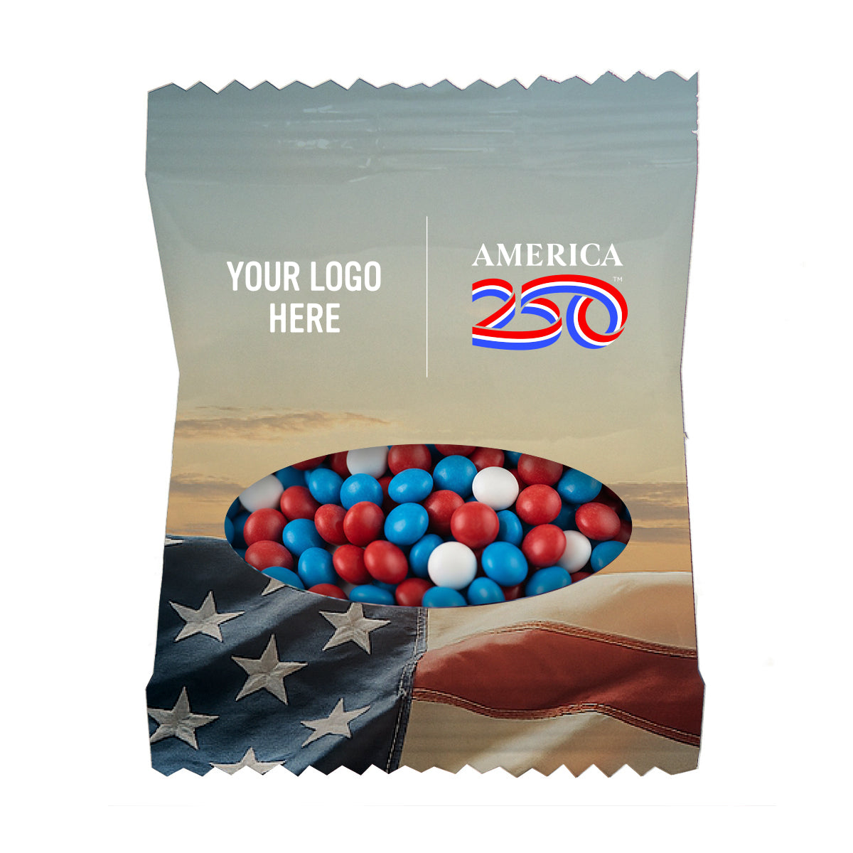 America250™ Zagasnacks™ Promo Snack Pack Bags