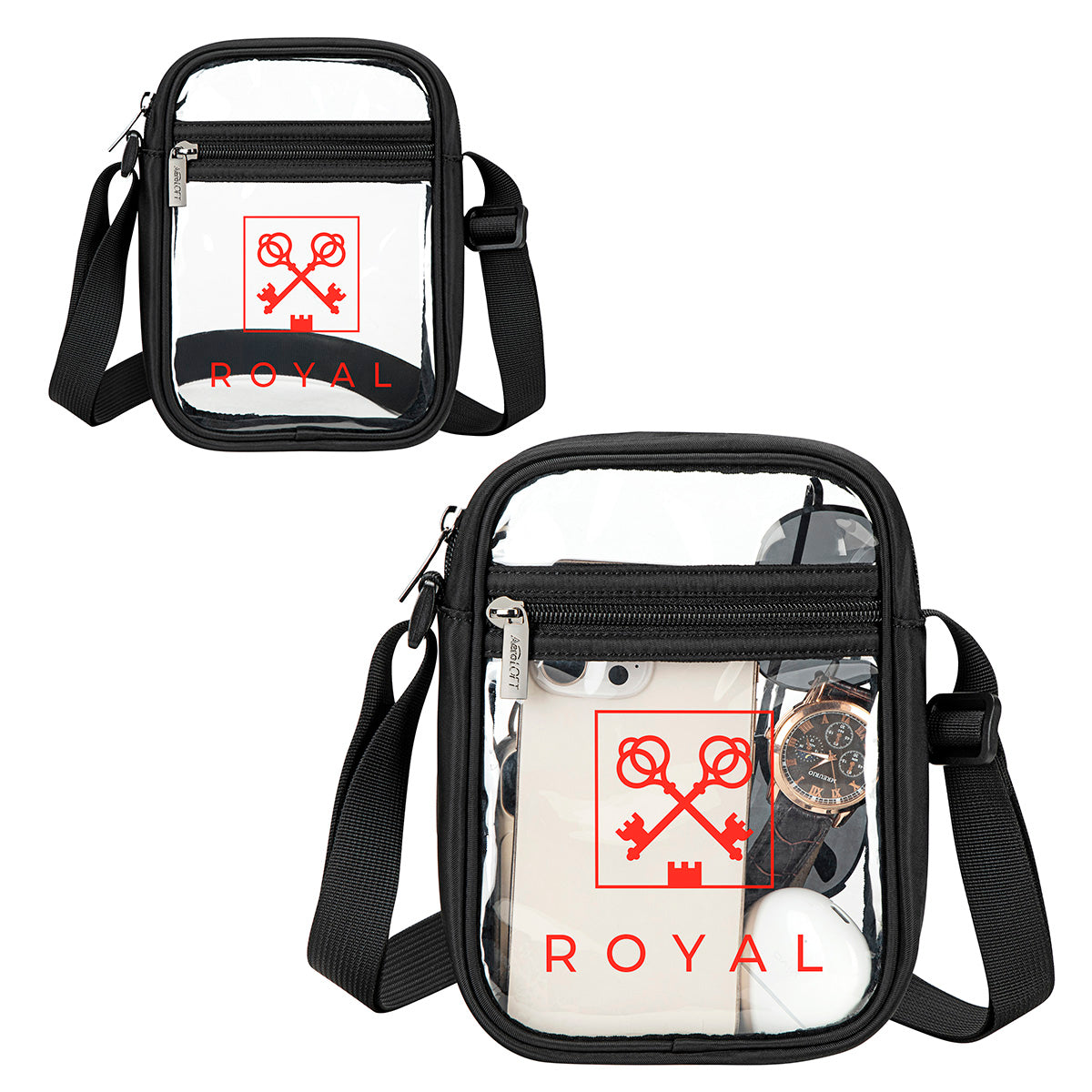 AeroLOFT® Clear View Crossbody Stadium Bag
