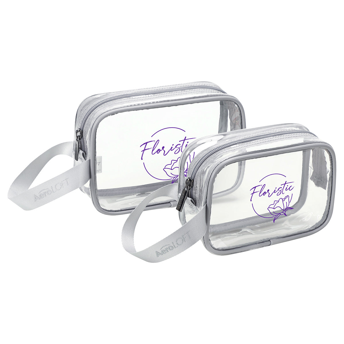 AeroLOFT® Clear View 2 pc Travel Toiletry Bags