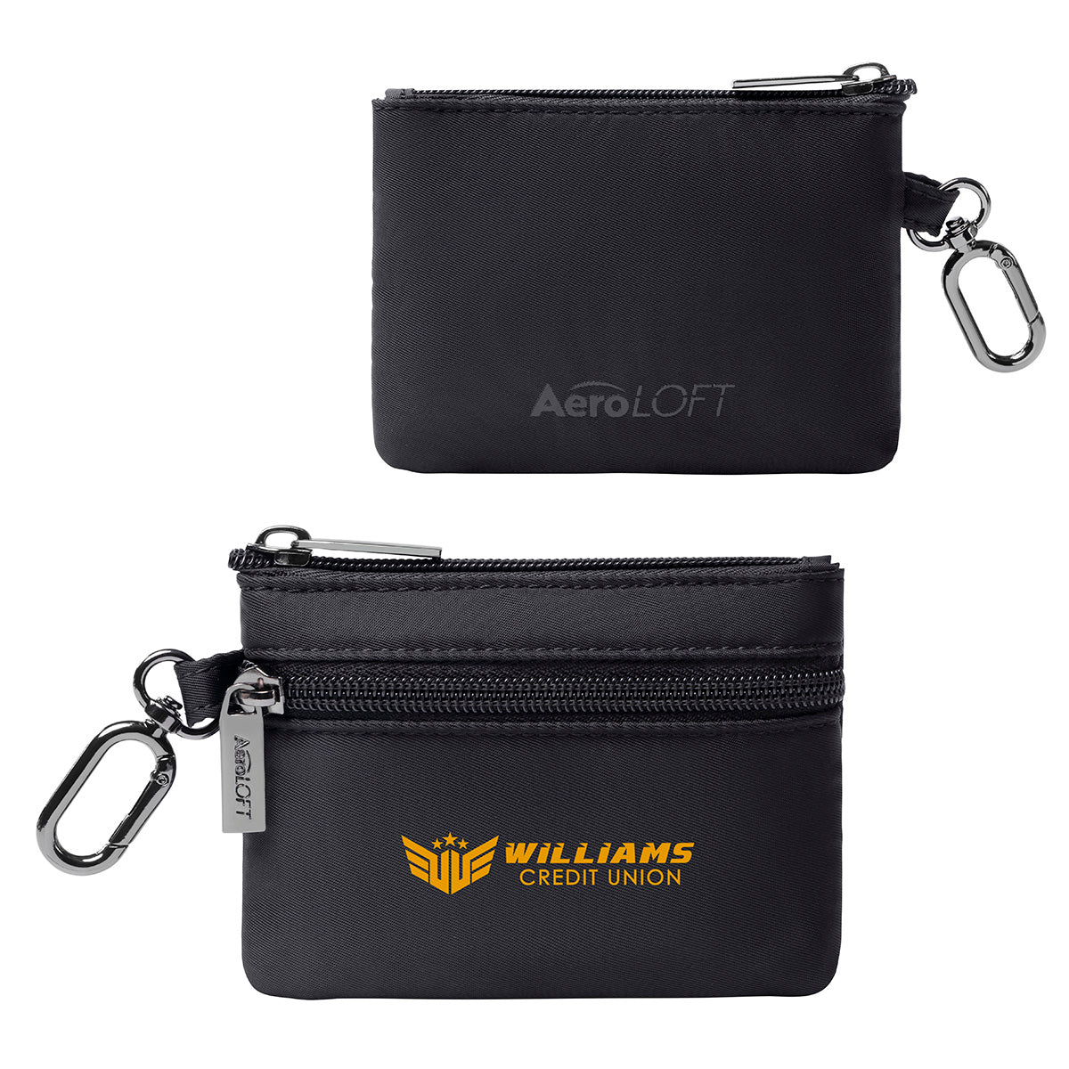 AeroLOFT® Carabiner Zip Wallet
