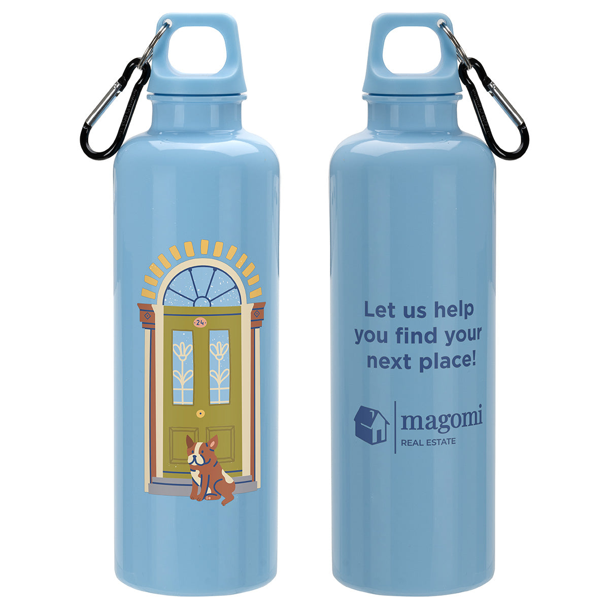 Aloha 25 oz RPET Reusable Bottle w/ Carabiner