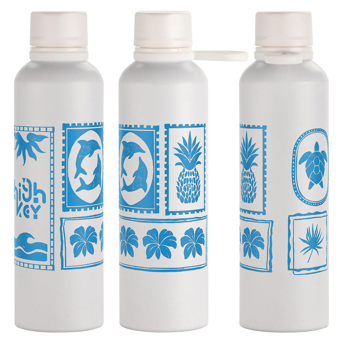 Avento 25 oz Recycled Aluminum Bottle with Silicone Loop